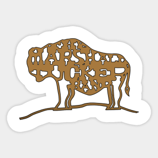 Marshall Tucker Band Bison Sticker